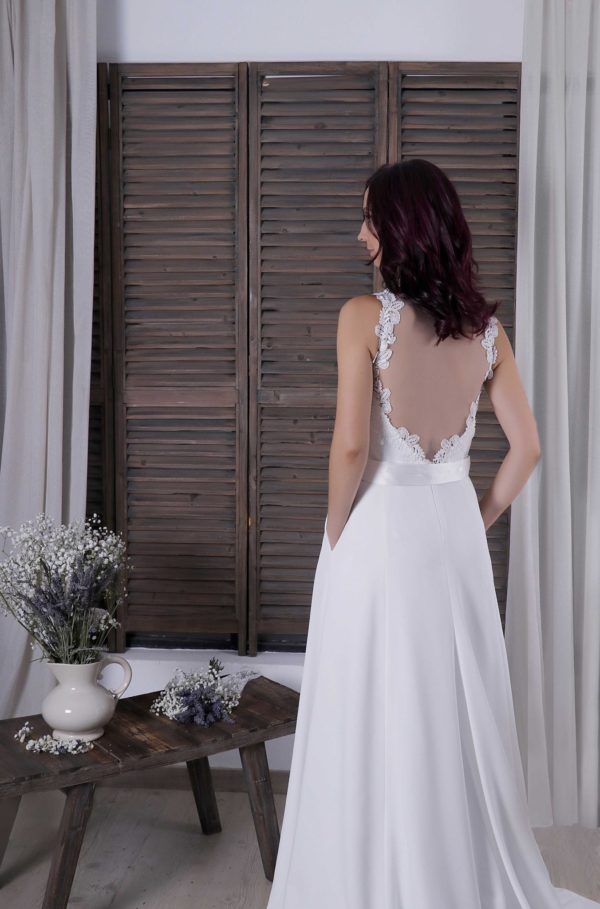 Espalda vestido de novia Alessia